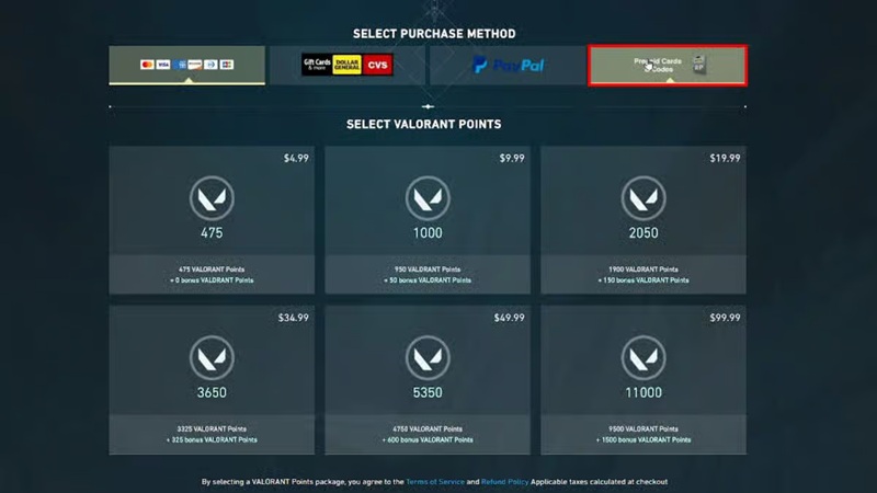 Códigos de recompensa de Valorant (noviembre de 2025)